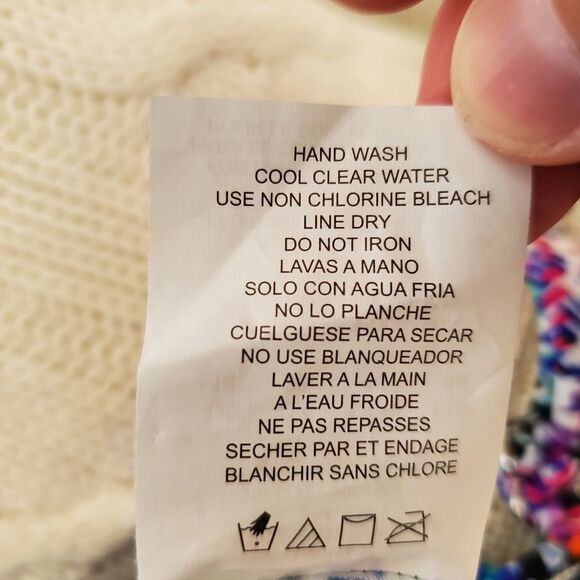 Colorful "Palmalicious" Hi Low Tankini Top size 18 - Picture 12 of 12